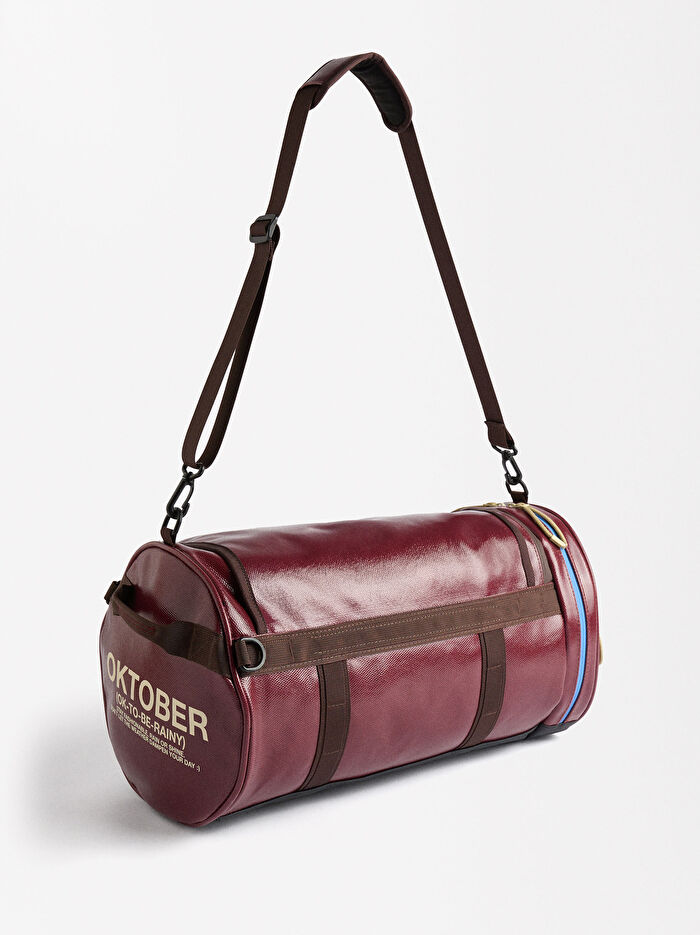 Askılı Silindir Sırt Çantası XL