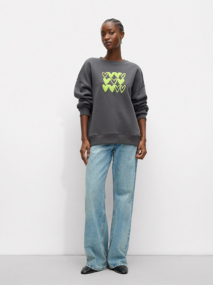 Desenli Sweatshirt