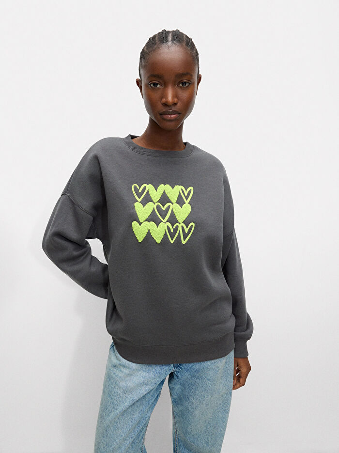 Desenli Sweatshirt