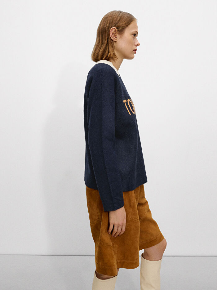 Jakarlı Triko Kazak