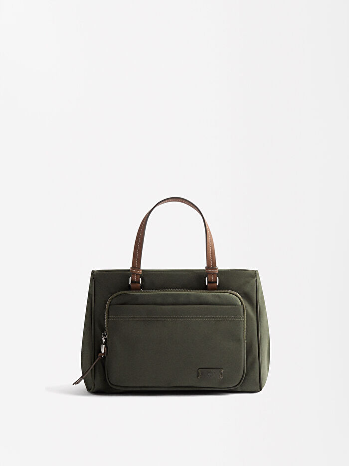 Teknik Kumaş Tote Çanta