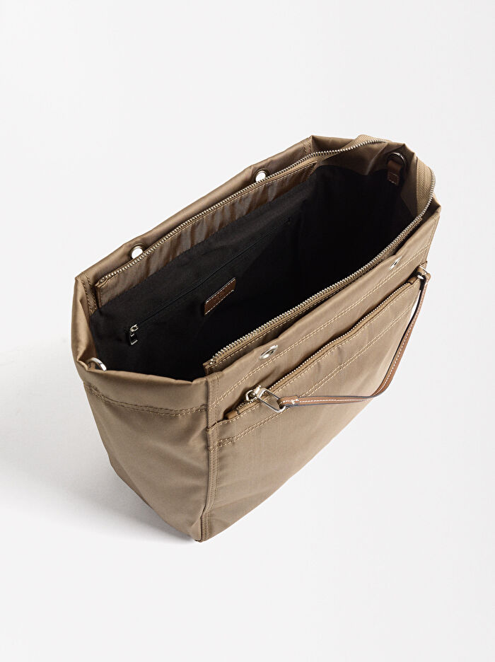 Teknik Kumaş Tote Çanta