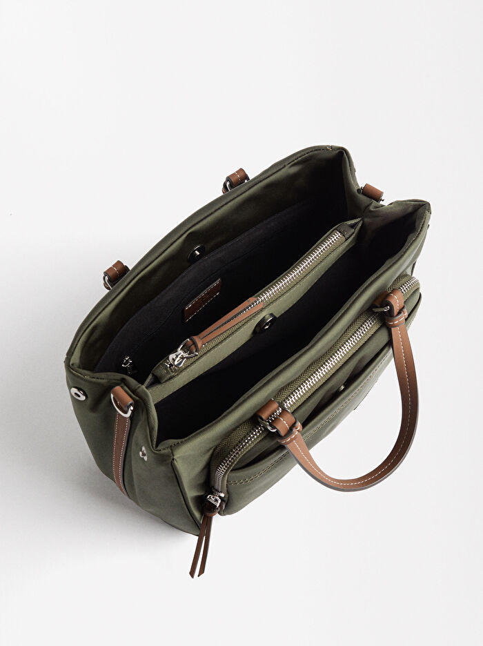 Teknik Kumaş Tote Çanta