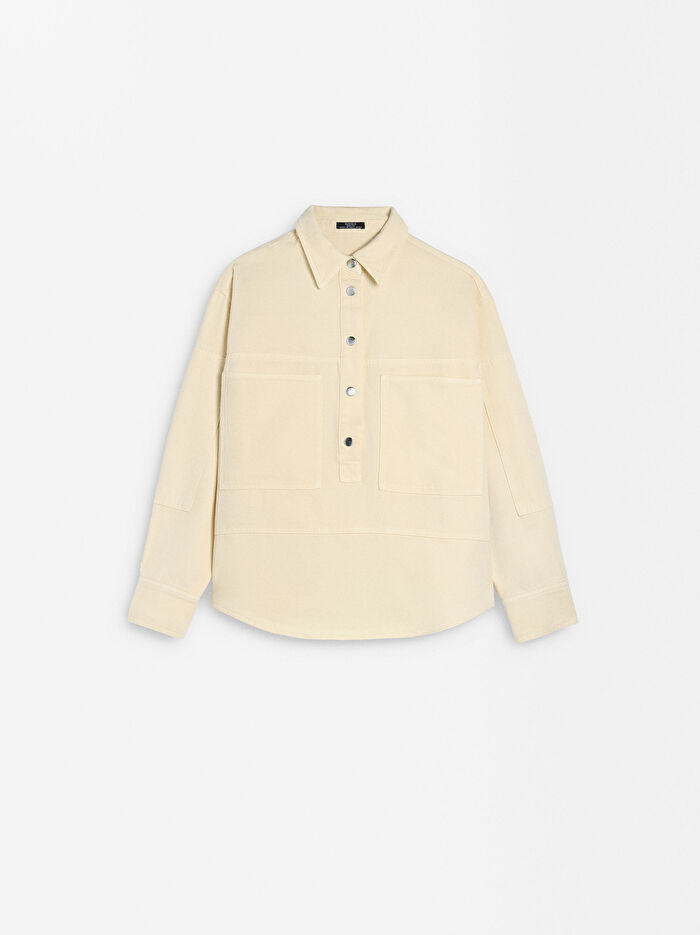 Uzun Kollu Kot Gömlek