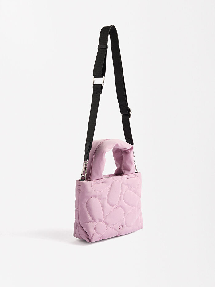 Kapitone Teknik Kumaş Tote Çanta