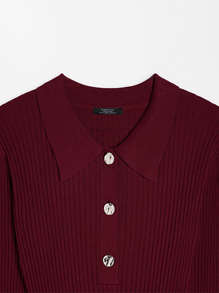 Fitilli Triko Elbise