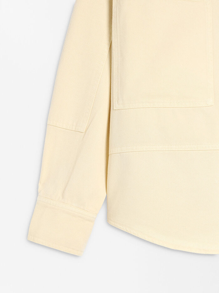 Uzun Kollu Kot Gömlek