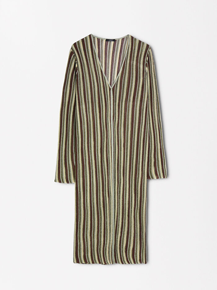 Parlak Efektli Fitilli Hırka