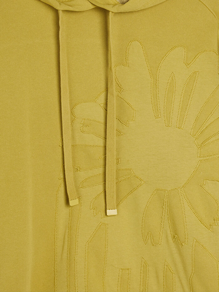 ONLINE ÖZEL - Papatya Desenli Sweatshirt