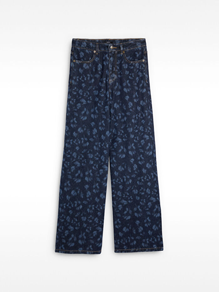 ONLINE ÖZEL - Desenli Denim Pantolon
