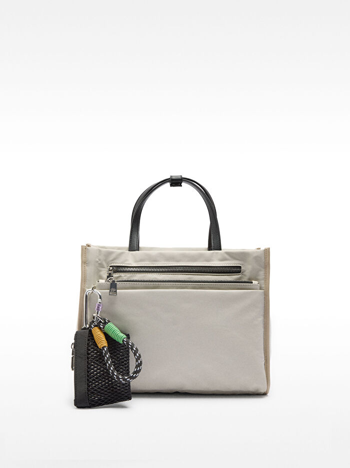 Teknik Kumaş Tote Çanta