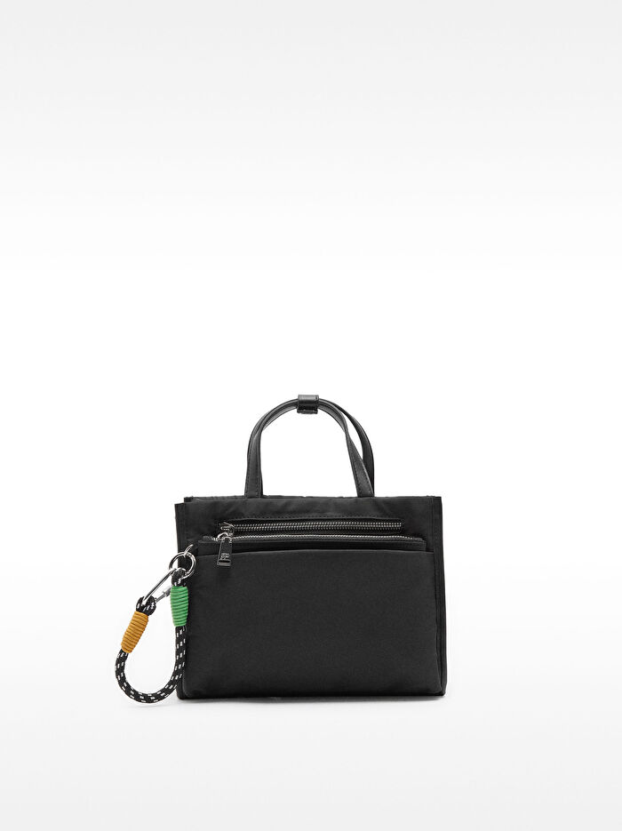 Teknik Kumaş Tote Çanta S