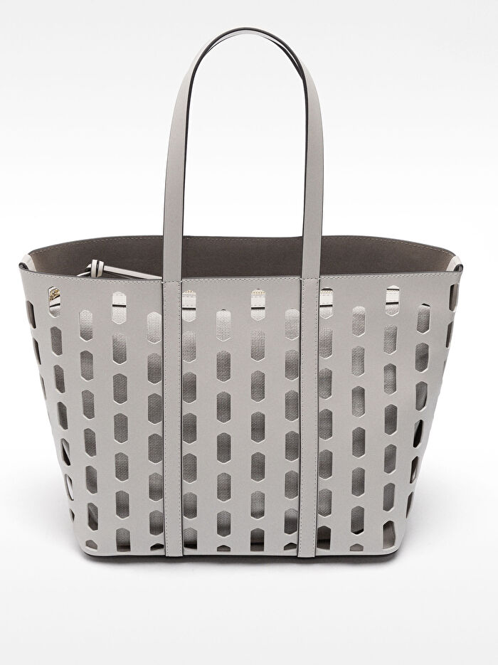 İçi Çıkarılabilir Delikli Shopper Çanta