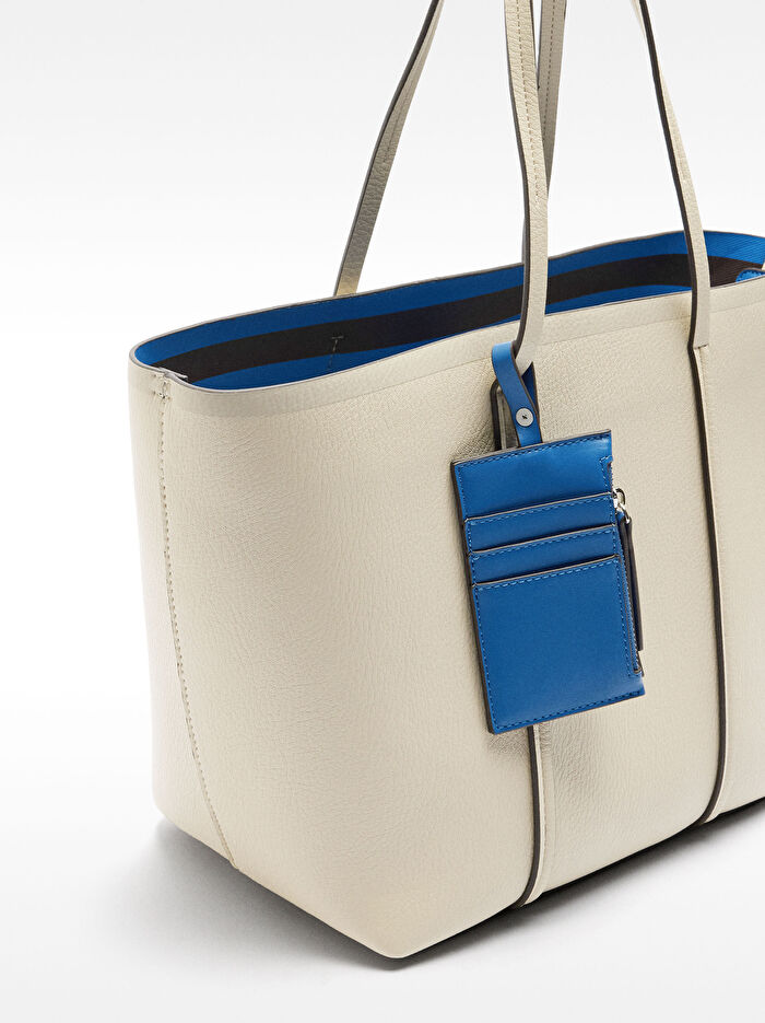 Çıkarılabilir Aksesuarlı Shopper Çanta