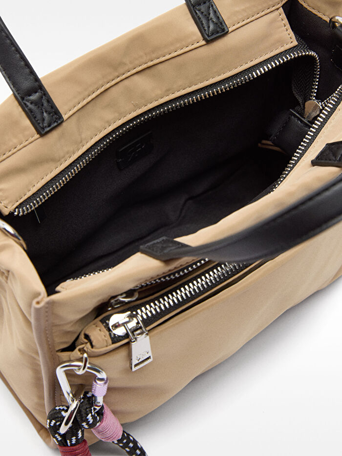 Teknik Kumaş Tote Çanta S