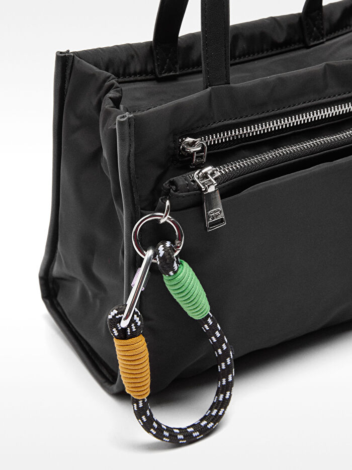 Teknik Kumaş Tote Çanta S