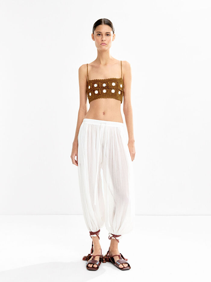 İnce Askılı Kroşe Crop