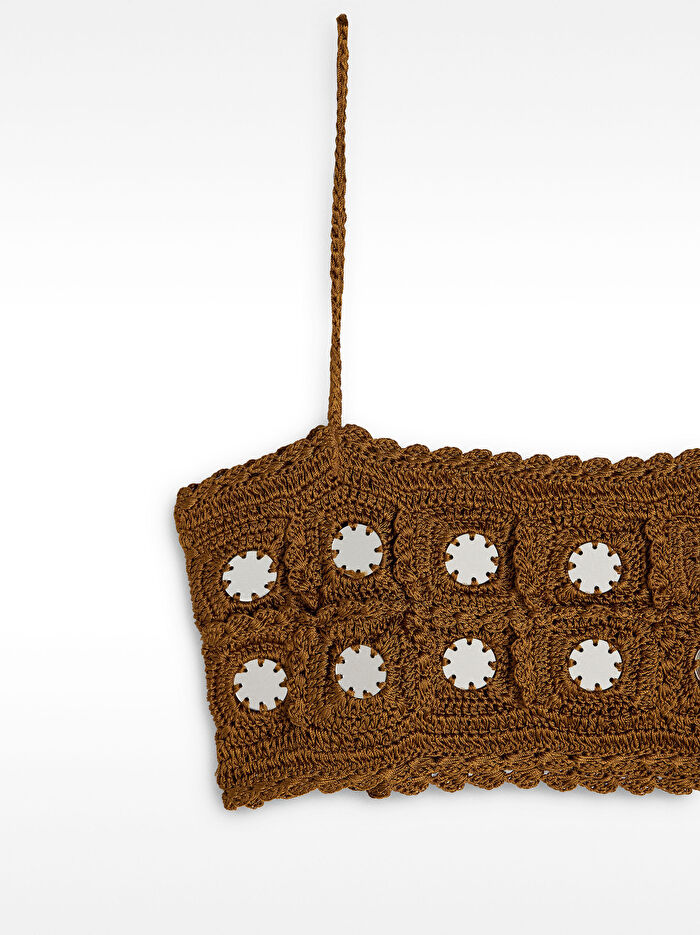 İnce Askılı Kroşe Crop