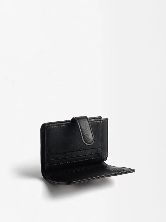 Papatya Desenli Cüzdan