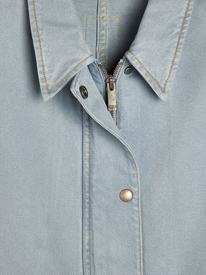 Pamuklu Denim Ceket