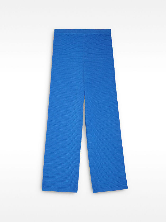 Fitilli Örme Pantolon