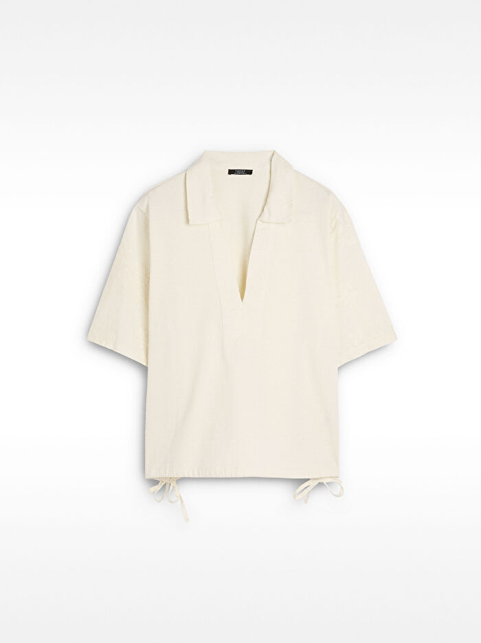 %100 Pamuk Nakışlı T-Shirt