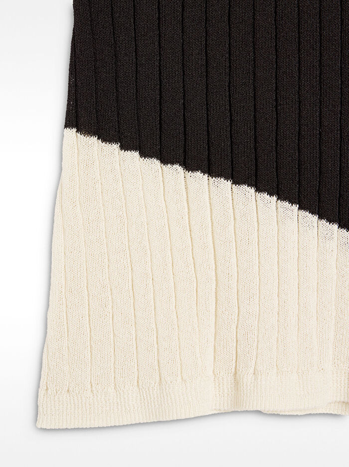 Çizgili Örme Sweatshirt