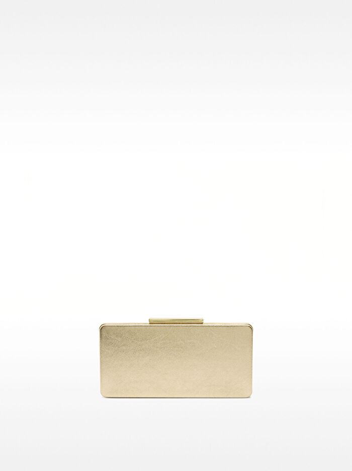 Metalik Party Clutch Çanta
