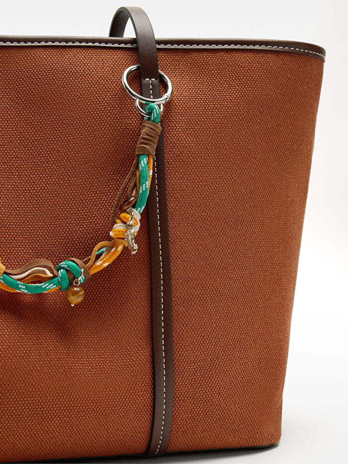 Çıkarılabilir Aksesuarlı Shopper Çanta