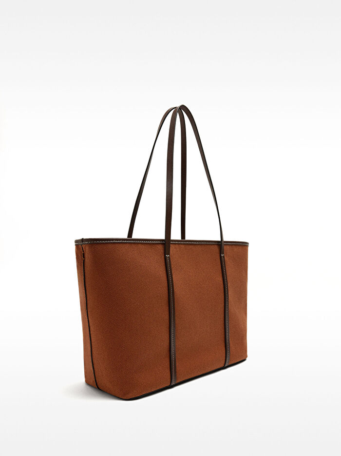 Çıkarılabilir Aksesuarlı Shopper Çanta