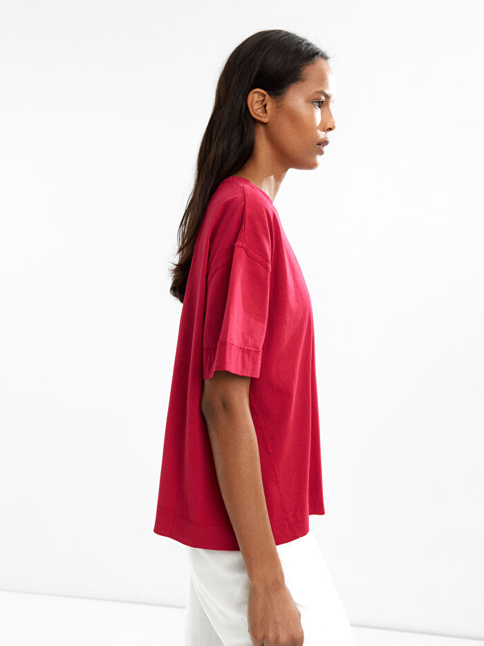 Pamuklu Cepli T-Shirt