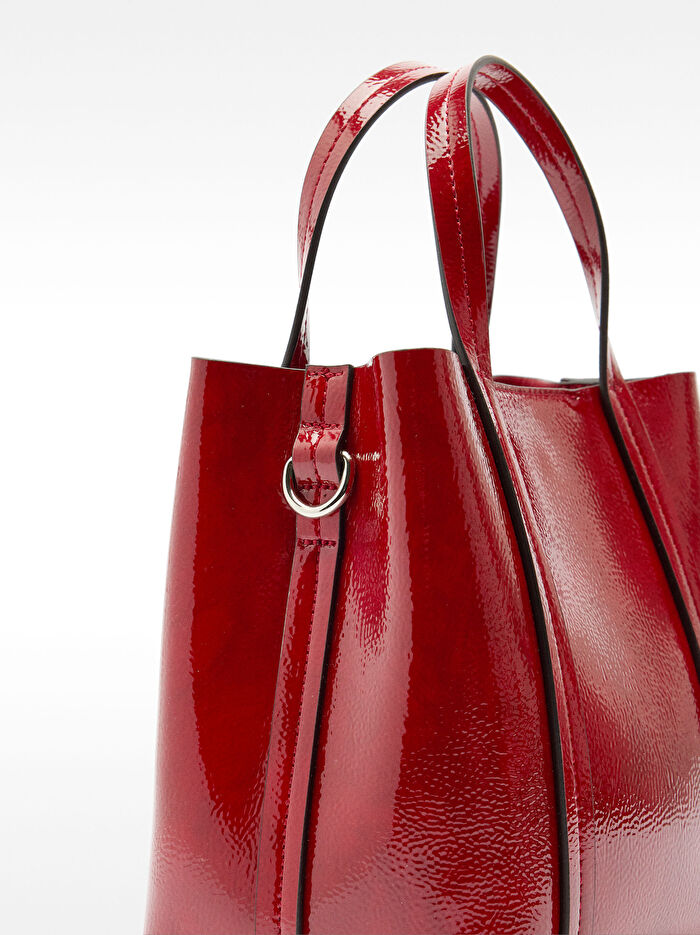Party Patent Tote Çanta
