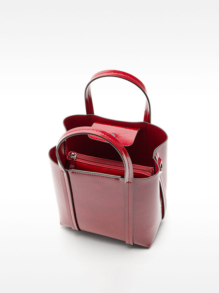Party Patent Tote Çanta