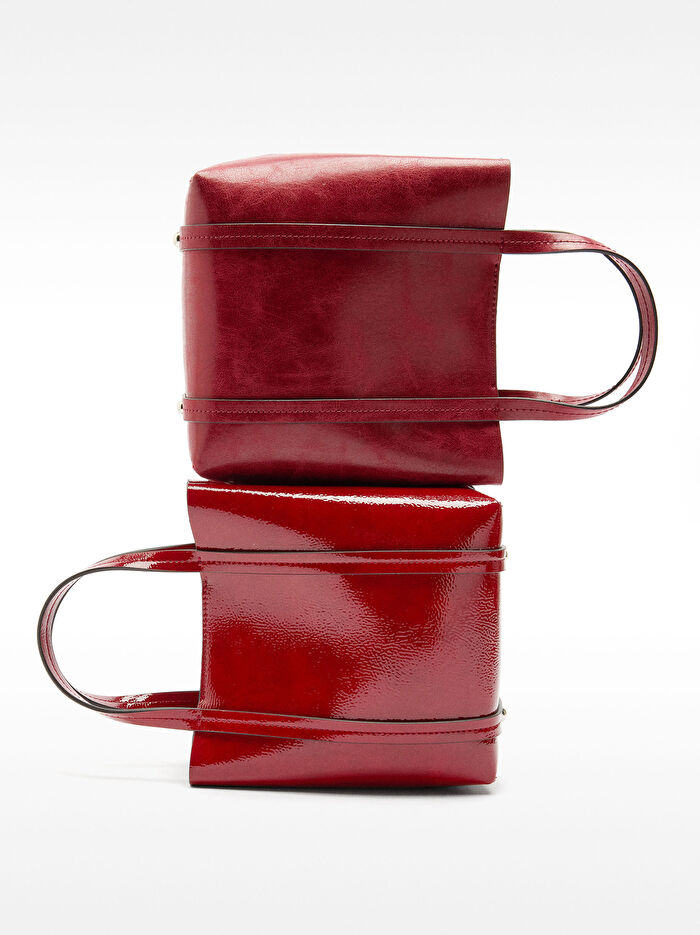 Party Patent Tote Çanta