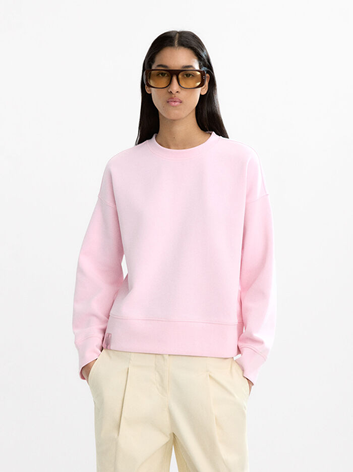Desenli Pamuk Sweatshirt