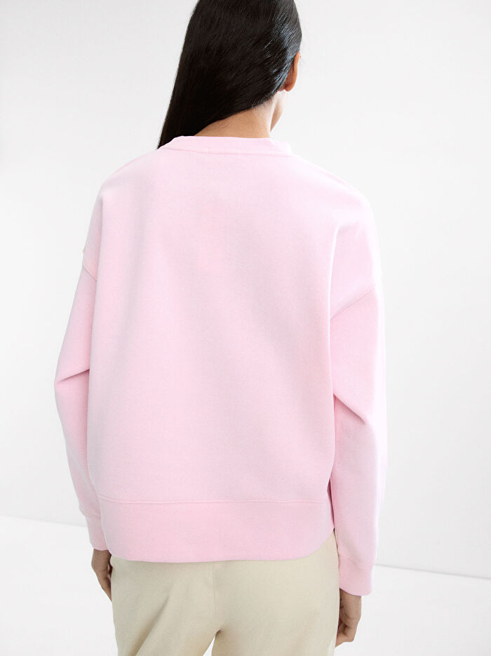 Desenli Pamuk Sweatshirt