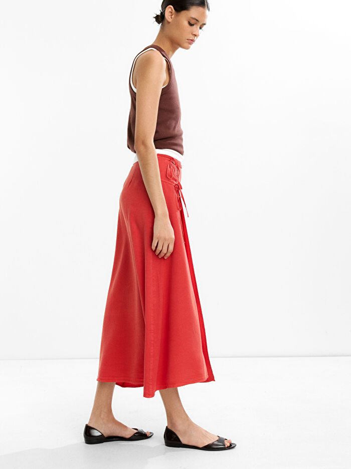 Midi Wrap Etek %100 Liyosel