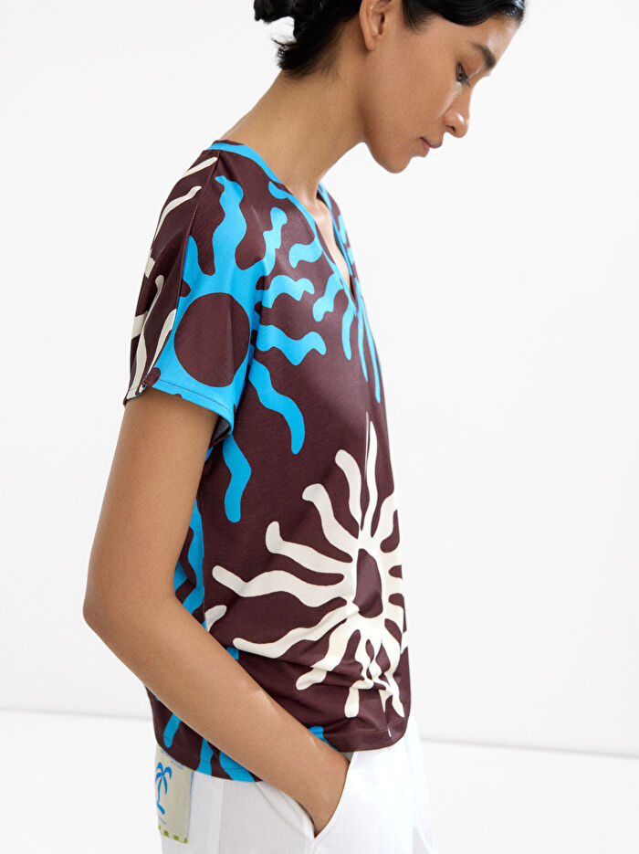 Desenli T-Shirt