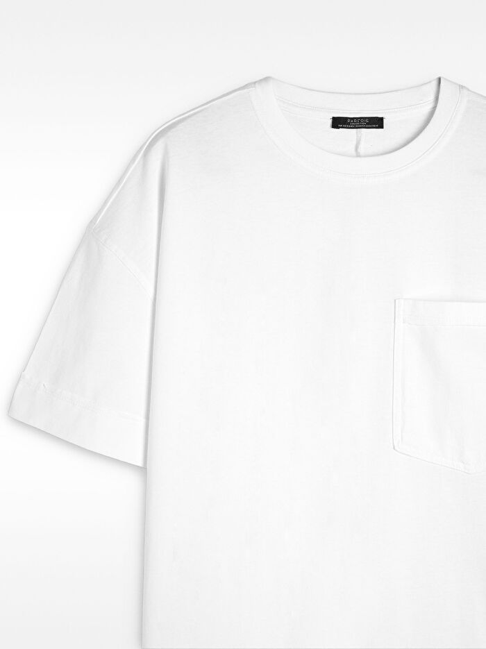 Pamuklu Cepli T-Shirt