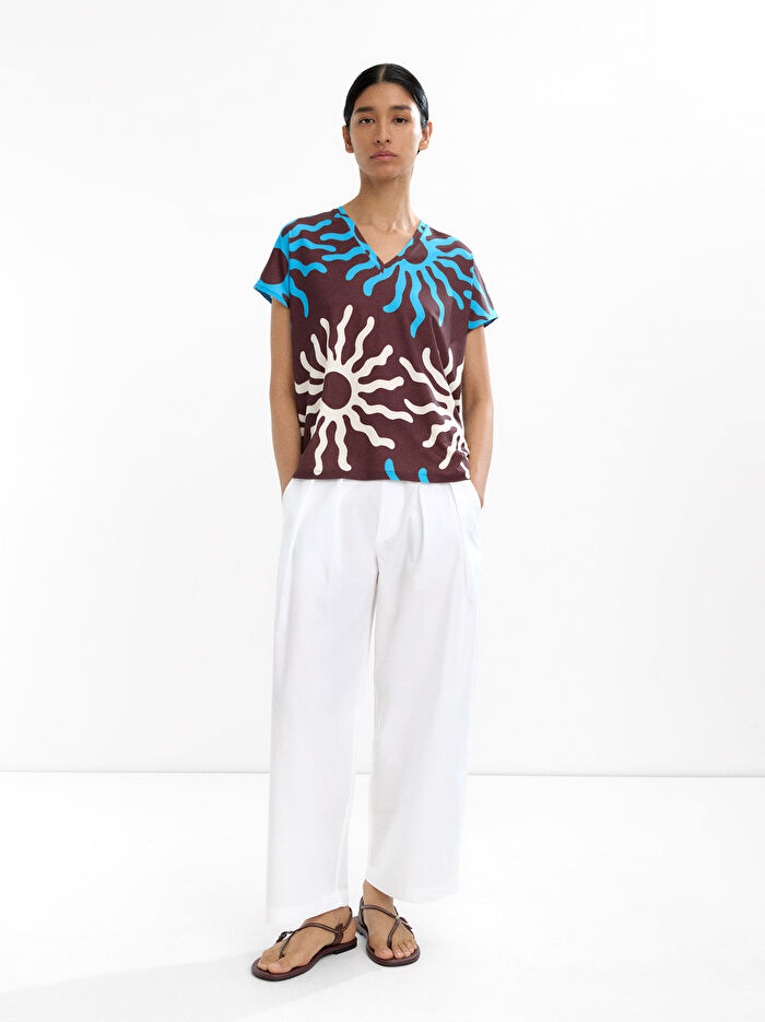 Desenli T-Shirt