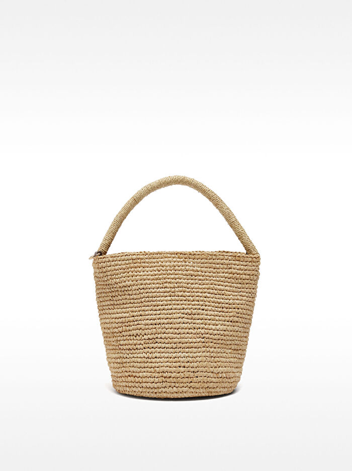 Hasır Bucket Çanta