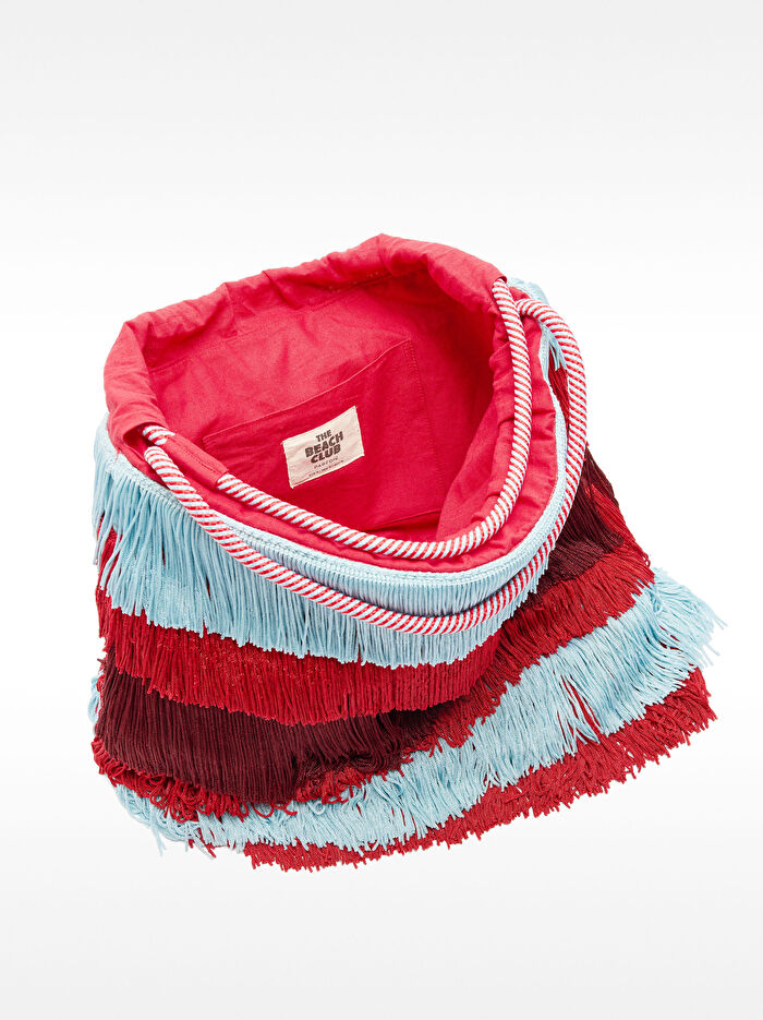 Püsküllü Bucket Çanta