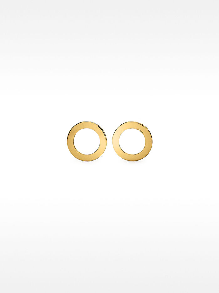 Gold Halka Küpe