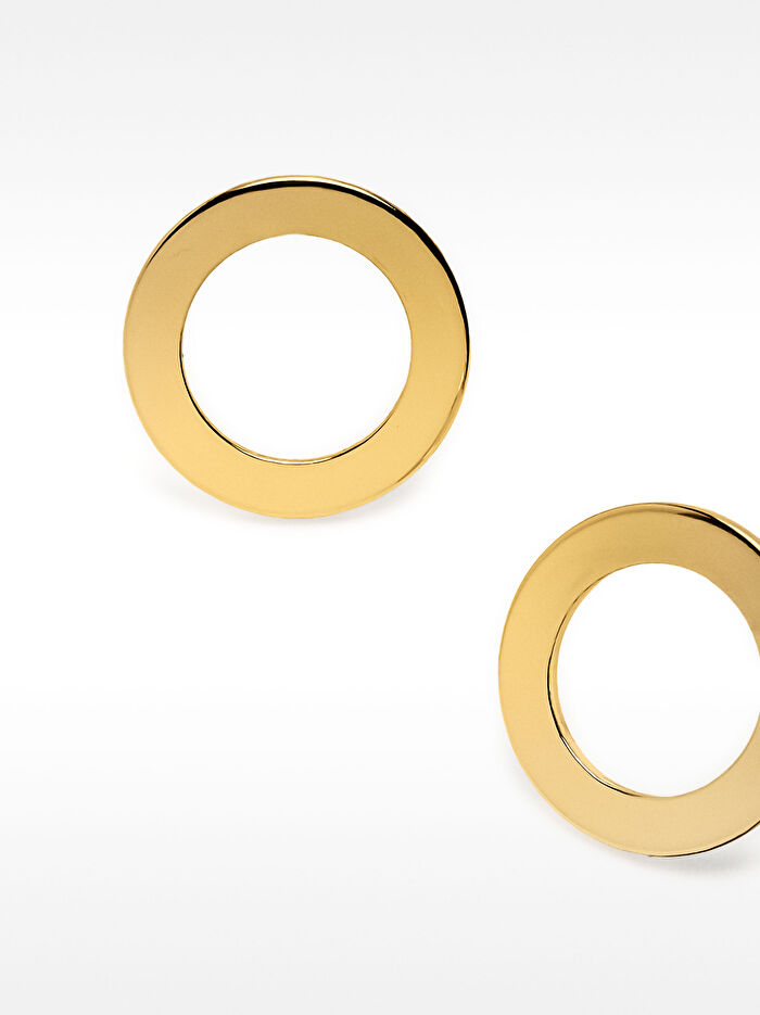 Gold Halka Küpe