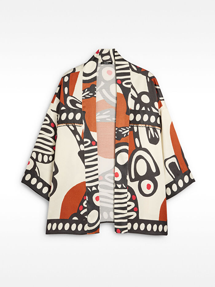 Desenli Kimono