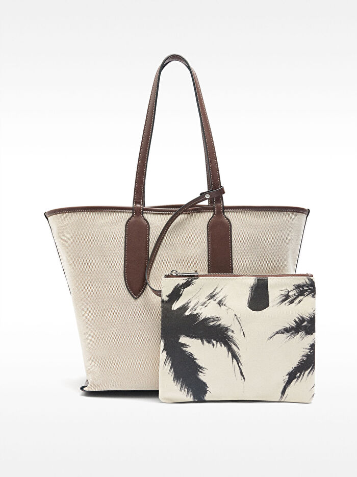 Çift Taraflı Shopper Çanta