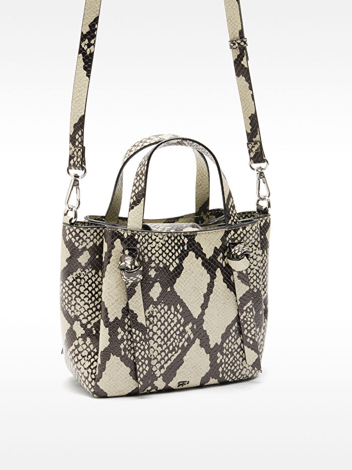 Desenli Tote Çanta