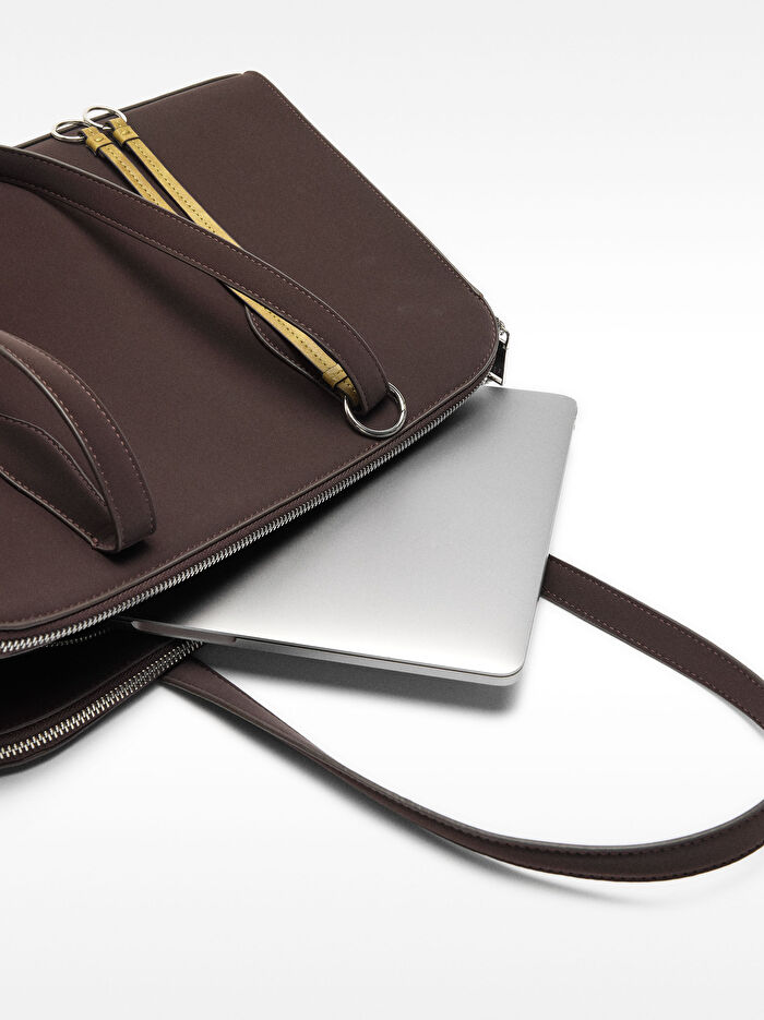 Yumuşak Dokulu Laptop Çanta