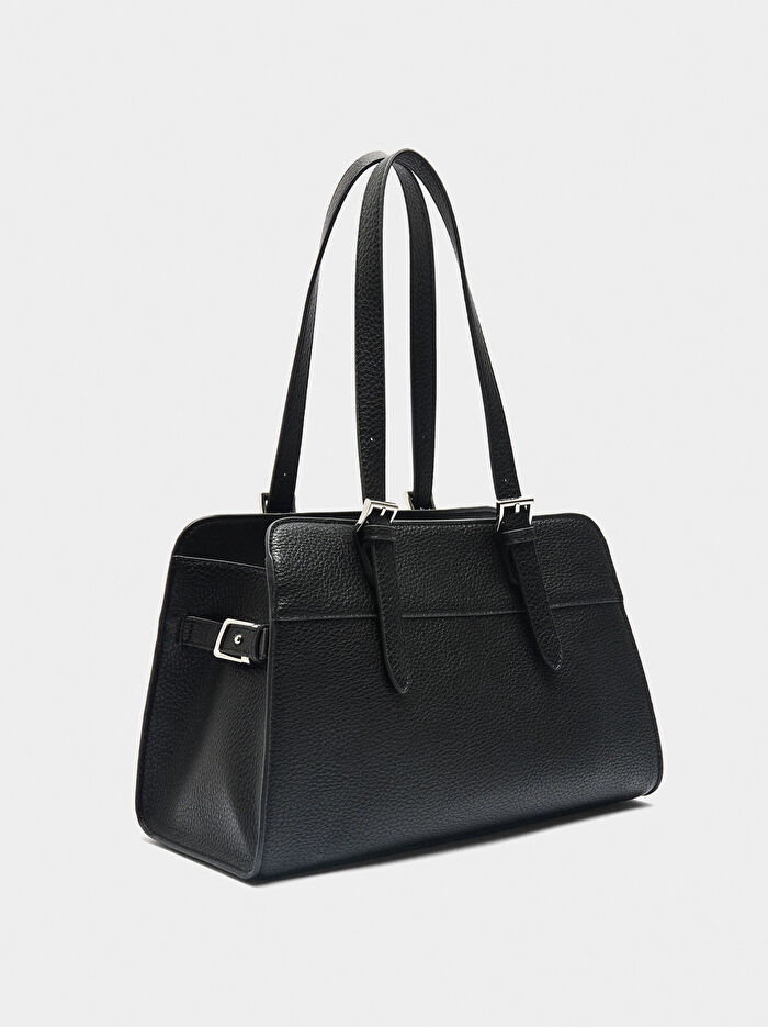 Dokulu Tote Çanta