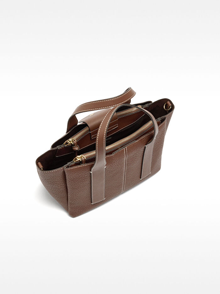 Dokulu Tote Çanta